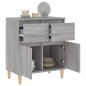 vidaXL Sideboard Grau Sonoma 60x35x70 cm Holzwerkstoff vidaXL Sideboard Grau Sonoma 60x35x70 cm Holzwerkstoff