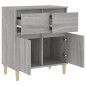 vidaXL Sideboard Grau Sonoma 60x35x70 cm Holzwerkstoff vidaXL Sideboard Grau Sonoma 60x35x70 cm Holzwerkstoff