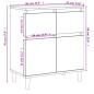 vidaXL Sideboard Grau Sonoma 60x35x70 cm Holzwerkstoff vidaXL Sideboard Grau Sonoma 60x35x70 cm Holzwerkstoff