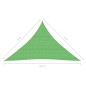 vidaXL Sonnensegel 160 g/m² Hellgrün 3x3x4,2 m HDPE vidaXL Sonnensegel 160 g/m² Hellgrün 3x3x4,2 m HDPE