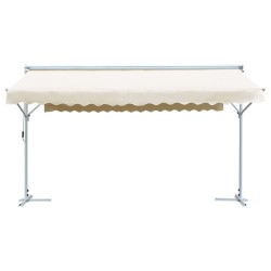 vidaXL Freistehende Markise 500x300 cm Creme