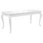vidaXL Esstisch 179 x 89 x 81 cm Hochglanz Weiß vidaXL Esstisch 179 x 89 x 81 cm Hochglanz Weiß