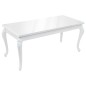 vidaXL Esstisch 179 x 89 x 81 cm Hochglanz Weiß vidaXL Esstisch 179 x 89 x 81 cm Hochglanz Weiß