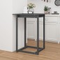 vidaXL Bartisch Grau 80x80x110 cm Massivholz Kiefer vidaXL Bartisch Grau 80x80x110 cm Massivholz Kiefer