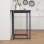 vidaXL Bartisch Grau 80x80x110 cm Massivholz Kiefer vidaXL Bartisch Grau 80x80x110 cm Massivholz Kiefer