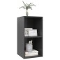 vidaXL TV-Wandschrank Grau 37x37x72 cm Holzwerkstoff vidaXL TV-Wandschrank Grau 37x37x72 cm Holzwerkstoff