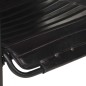 vidaXL Relaxsessel mit Fußhocker Schwarz Echtleder vidaXL Relaxsessel mit Fußhocker Schwarz Echtleder
