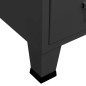 vidaXL Kleiderschrank Industrie-Stil Anthrazit 67x35x107 cm Stahl vidaXL Kleiderschrank Industrie-Stil Anthrazit 67x35x107 cm Stahl