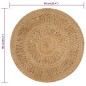 vidaXL Teppich Jute Handgeflochten 90 cm Rund vidaXL Teppich Jute Handgeflochten 90 cm Rund