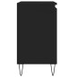 vidaXL Badschrank Schwarz 58x33x60 cm Holzwerkstoff vidaXL Badschrank Schwarz 58x33x60 cm Holzwerkstoff