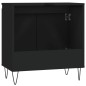 vidaXL Badschrank Schwarz 58x33x60 cm Holzwerkstoff vidaXL Badschrank Schwarz 58x33x60 cm Holzwerkstoff
