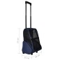 vidaXL Multifunktionaler Haustiertrolley Zusammenfaltbar Blau vidaXL Multifunktionaler Haustiertrolley Zusammenfaltbar Blau