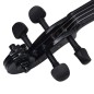 vidaXL Violine Komplettset mit Bogen und Kinnstütze Schwarz 4/4 vidaXL Violine Komplettset mit Bogen und Kinnstütze Schwarz 4/4