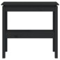 vidaXL Konsolentisch Schwarz 80x40x75 cm Massivholz Kiefer vidaXL Konsolentisch Schwarz 80x40x75 cm Massivholz Kiefer