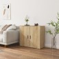 vidaXL Sideboard Sonoma-Eiche 80x33x70 cm Holzwerkstoff vidaXL Sideboard Sonoma-Eiche 80x33x70 cm Holzwerkstoff