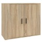 vidaXL Sideboard Sonoma-Eiche 80x33x70 cm Holzwerkstoff vidaXL Sideboard Sonoma-Eiche 80x33x70 cm Holzwerkstoff