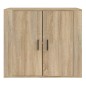vidaXL Sideboard Sonoma-Eiche 80x33x70 cm Holzwerkstoff vidaXL Sideboard Sonoma-Eiche 80x33x70 cm Holzwerkstoff