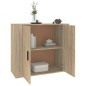vidaXL Sideboard Sonoma-Eiche 80x33x70 cm Holzwerkstoff vidaXL Sideboard Sonoma-Eiche 80x33x70 cm Holzwerkstoff