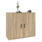vidaXL Sideboard Sonoma-Eiche 80x33x70 cm Holzwerkstoff vidaXL Sideboard Sonoma-Eiche 80x33x70 cm Holzwerkstoff