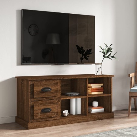 vidaXL TV-Schrank Braun Eichen-Optik 102x35,5x47,5 cm Holzwerkstoff