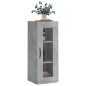 Wandschrank Betongrau 34,5x34x90 cm Wandschrank Betongrau 34,5x34x90 cm