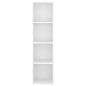 vidaXL TV-Wandschrank Weiß 37x37x142,5 cm Holzwerkstoff vidaXL TV-Wandschrank Weiß 37x37x142,5 cm Holzwerkstoff