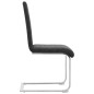 vidaXL Freischwinger 2 Stk. Schwarz Kunstleder vidaXL Freischwinger 2 Stk. Schwarz Kunstleder