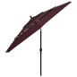 vidaXL Sonnenschirm mit Aluminium-Mast 3-lagig Bordeauxrot 3,5 m vidaXL Sonnenschirm mit Aluminium-Mast 3-lagig Bordeauxrot 3,5 m