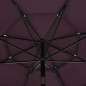 vidaXL Sonnenschirm mit Aluminium-Mast 3-lagig Bordeauxrot 3,5 m vidaXL Sonnenschirm mit Aluminium-Mast 3-lagig Bordeauxrot 3,5 m