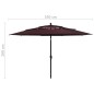 vidaXL Sonnenschirm mit Aluminium-Mast 3-lagig Bordeauxrot 3,5 m vidaXL Sonnenschirm mit Aluminium-Mast 3-lagig Bordeauxrot 3,5 m