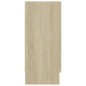 vidaXL Vitrinenschrank Sonoma-Eiche 120x30,5x70 cm Holzwerkstoff vidaXL Vitrinenschrank Sonoma-Eiche 120x30,5x70 cm Holzwerkstoff