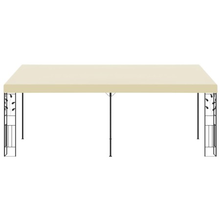 vidaXL Wand-Pavillon 6x3x2,5 m Cremeweiß