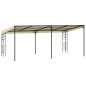 vidaXL Wand-Pavillon 6x3x2,5 m Cremeweiß vidaXL Wand-Pavillon 6x3x2,5 m Cremeweiß