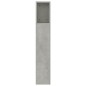 vidaXL Kopfteil mit Ablagen Betongrau 160x18,5x104,5 cm