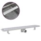 vidaXL Gerade Duschrinne Wellen 730x140 mm Edelstahl vidaXL Gerade Duschrinne Wellen 730x140 mm Edelstahl