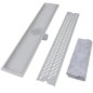 vidaXL Gerade Duschrinne Wellen 730x140 mm Edelstahl vidaXL Gerade Duschrinne Wellen 730x140 mm Edelstahl
