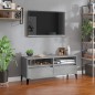 vidaXL TV-Schrank Betongrau 100x34,5x44,5 cm Holzwerkstoff vidaXL TV-Schrank Betongrau 100x34,5x44,5 cm Holzwerkstoff