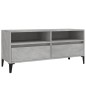 vidaXL TV-Schrank Betongrau 100x34,5x44,5 cm Holzwerkstoff vidaXL TV-Schrank Betongrau 100x34,5x44,5 cm Holzwerkstoff