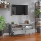 vidaXL TV-Schrank Betongrau 100x34,5x44,5 cm Holzwerkstoff vidaXL TV-Schrank Betongrau 100x34,5x44,5 cm Holzwerkstoff