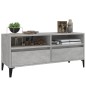 vidaXL TV-Schrank Betongrau 100x34,5x44,5 cm Holzwerkstoff vidaXL TV-Schrank Betongrau 100x34,5x44,5 cm Holzwerkstoff