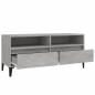 vidaXL TV-Schrank Betongrau 100x34,5x44,5 cm Holzwerkstoff vidaXL TV-Schrank Betongrau 100x34,5x44,5 cm Holzwerkstoff