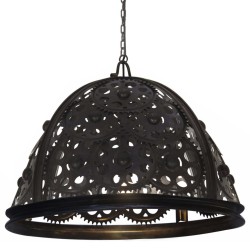 vidaXL Deckenlampe Industriestil Kettenrad-Design 65 cm E27
