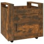 vidaXL Bürowagen Räuchereiche 60x45x60 cm Holzwerkstoff vidaXL Bürowagen Räuchereiche 60x45x60 cm Holzwerkstoff