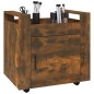 vidaXL Bürowagen Räuchereiche 60x45x60 cm Holzwerkstoff vidaXL Bürowagen Räuchereiche 60x45x60 cm Holzwerkstoff