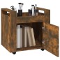 vidaXL Bürowagen Räuchereiche 60x45x60 cm Holzwerkstoff vidaXL Bürowagen Räuchereiche 60x45x60 cm Holzwerkstoff