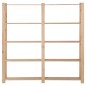 vidaXL Lagerregal mit 5 Böden 170x28,5x170 cm Massivholz Kiefer vidaXL Lagerregal mit 5 Böden 170x28,5x170 cm Massivholz Kiefer