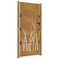 vidaXL Gartentor 105x180 cm Cortenstahl Gras-Design vidaXL Gartentor 105x180 cm Cortenstahl Gras-Design