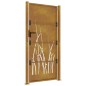 vidaXL Gartentor 105x180 cm Cortenstahl Gras-Design vidaXL Gartentor 105x180 cm Cortenstahl Gras-Design