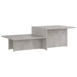 vidaXL Couchtisch Betongrau 111,5x50x33 cm Holzwerkstoff