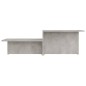 vidaXL Couchtisch Betongrau 111,5x50x33 cm Holzwerkstoff vidaXL Couchtisch Betongrau 111,5x50x33 cm Holzwerkstoff